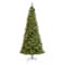 10ft. Pre-Lit White Mountain Pine & Pinecones Artificial Christmas Tree with Clear LED Lights